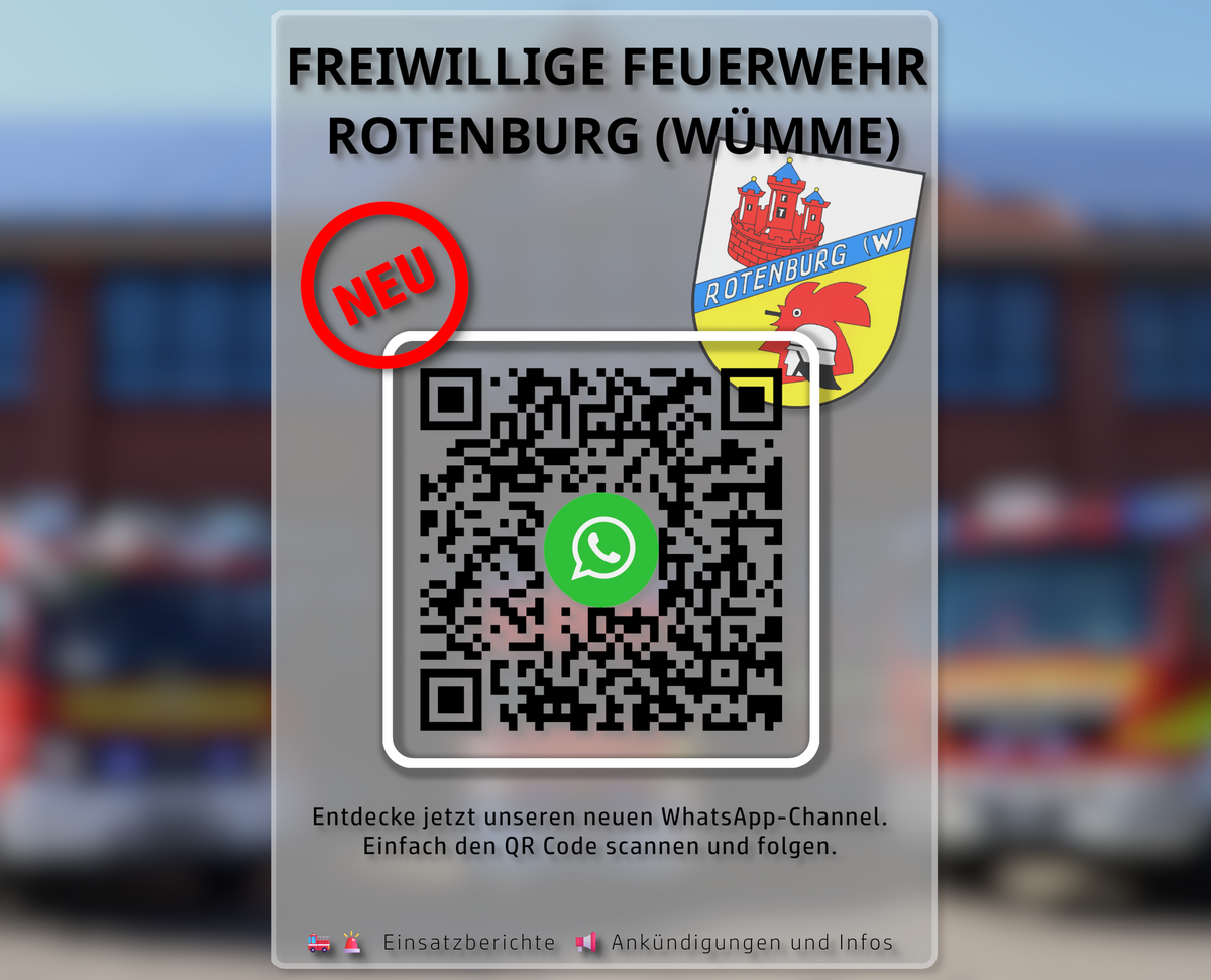 Feuerwehr Roteburg ab sofort auch bei WhatsApp!